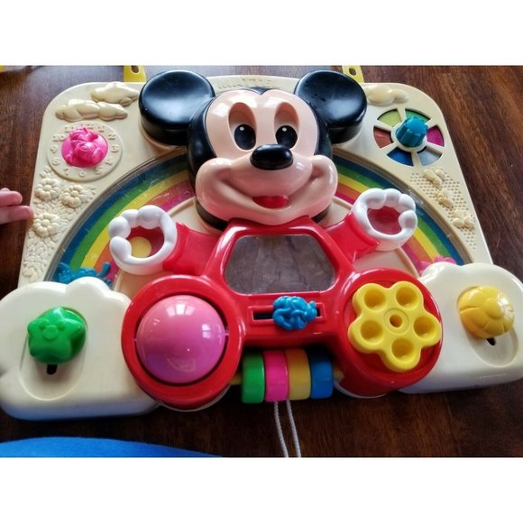 Vintage Disney Mickey Mouse Crib Toy Activity Center - Picture 3 of 3